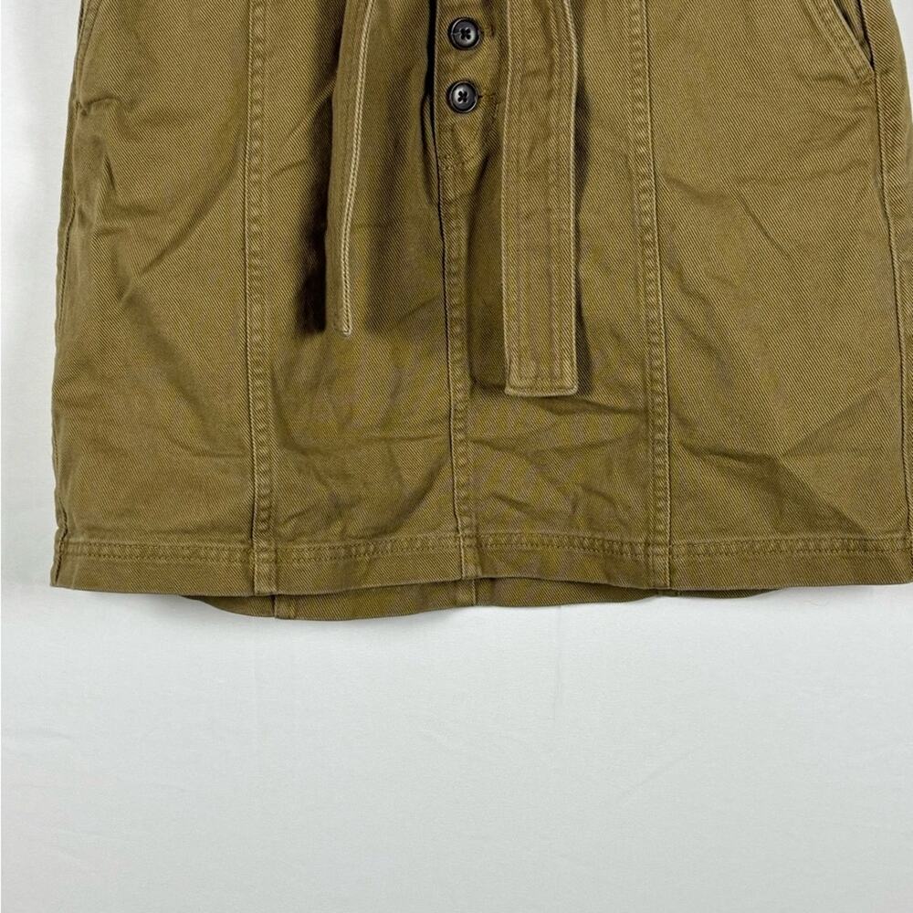 Banana Republic Skirt Paperbag Twill Khaki- size 6 - Picture 5 of 12